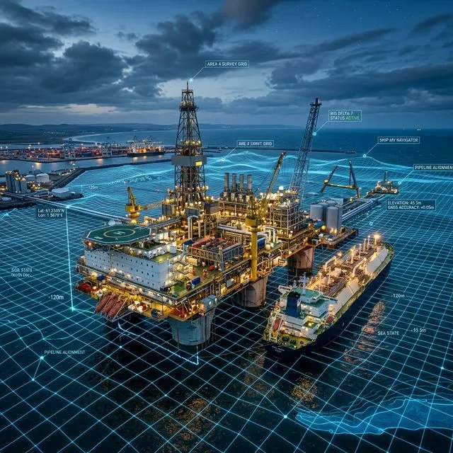 Industrial & Maritime — Reality Capture, Digital Twin, Advanced Surveying spatial engineering for industrial & maritime sector in India
